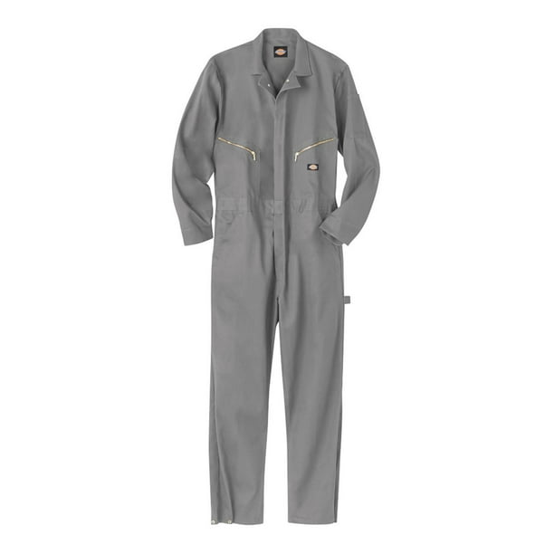 Dickies 4877L Deluxe Long Sleeve Cotton Coverall Long Sizes Grey