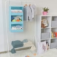 thumbnail image 3 of 3-Shelf Hanging Closet Organizer, Collapsible Hanging Closet Shelves, Hanging Organizer For Closet & Rv, Gray, 1-Pack, 3 of 9