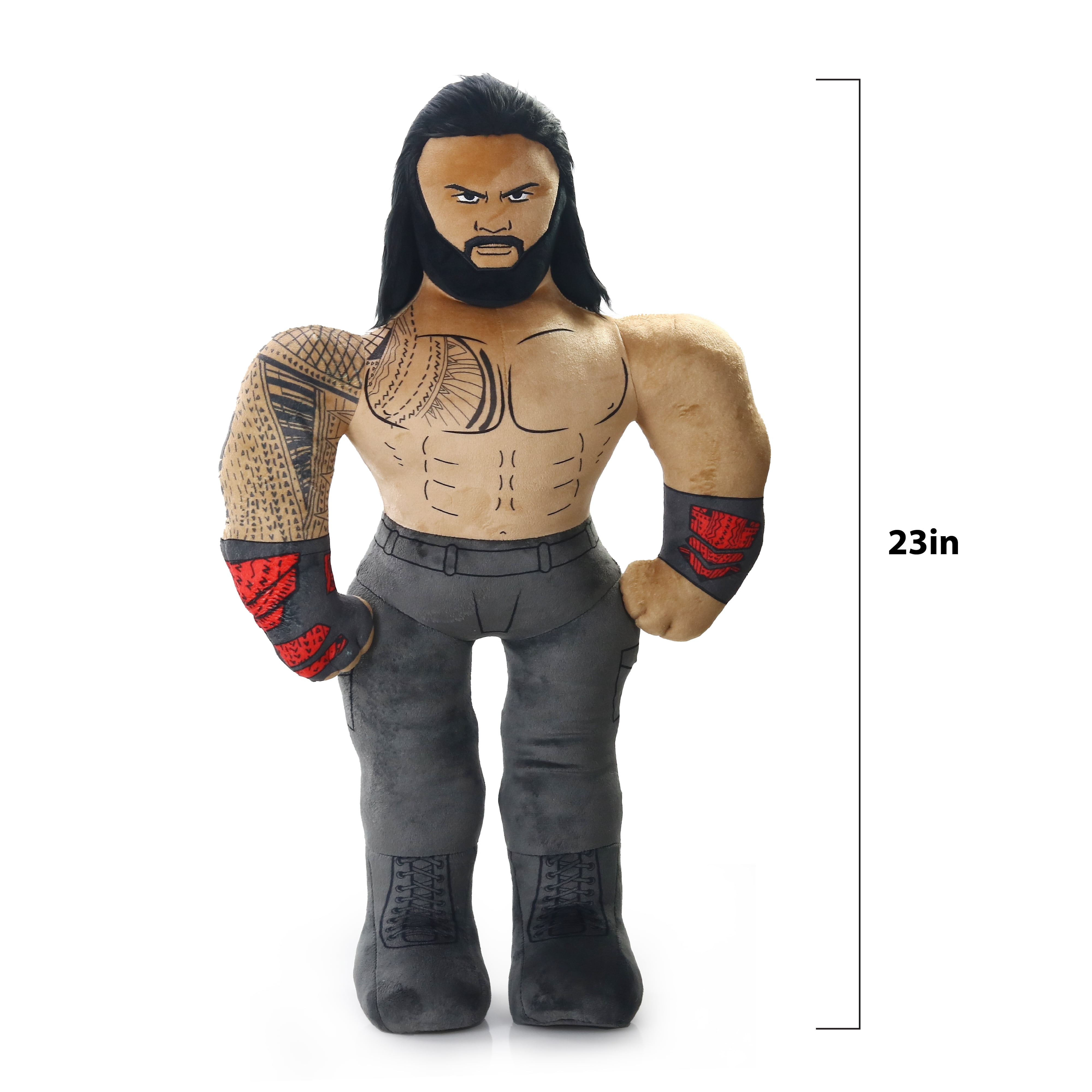 WWE 23" Full Body Plush Roman Reigns, Stuffed Action Figure, Children Ages 3+
