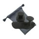 thumbnail image 2 of 2 guantes de levantamiento de pesas para mujeres y hombres, agarres de silicona ligeros para gimnasio. Negro, 2 of 9