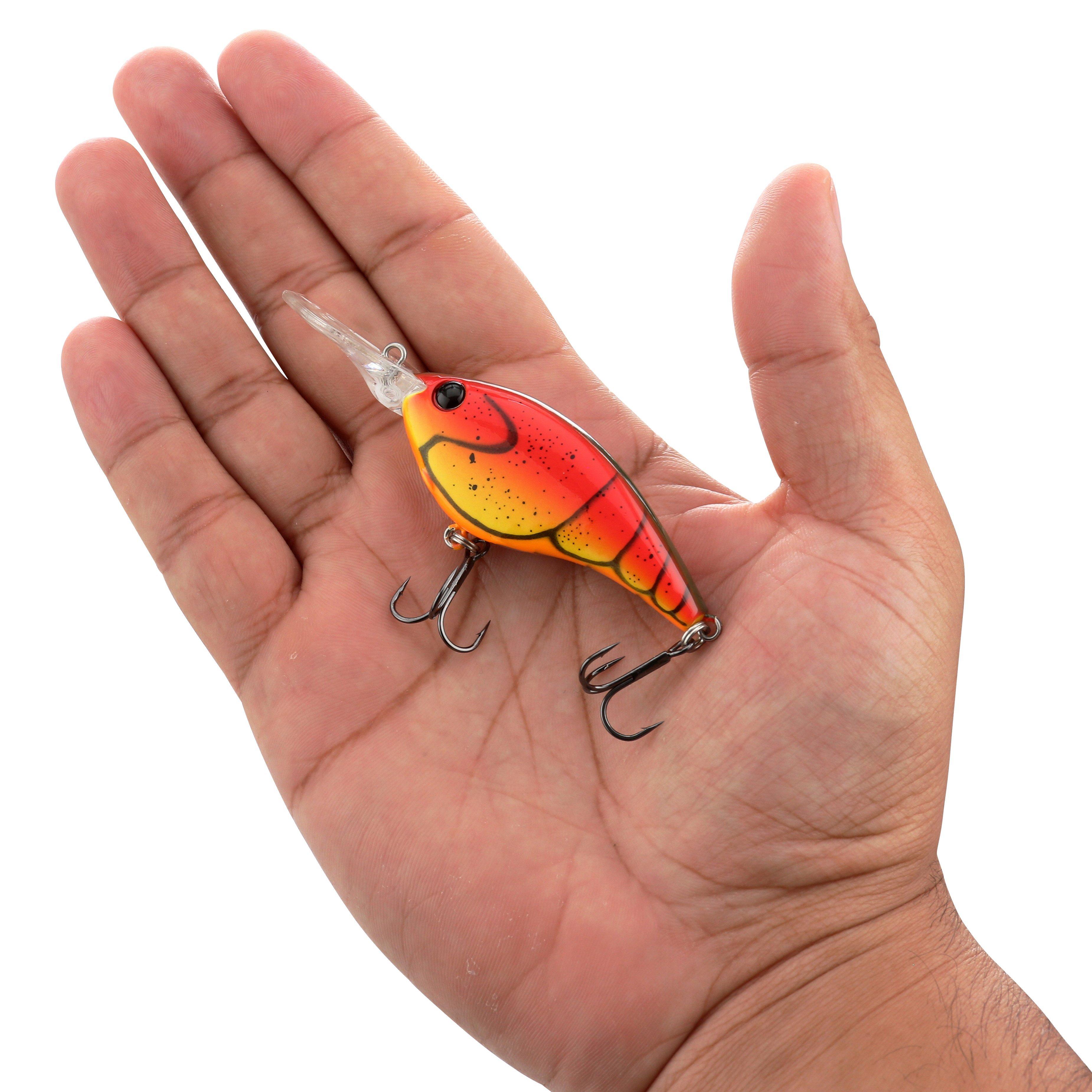 Berkley Clickin’ Frittside Fishing Lure, Red Spring Craw, 7 (3/7 oz)
