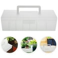 thumbnail image 2 of Caja organizadora de semillas de plástico, caja transparente para almacenar semillas, caja de sobres para guardar semillas, caja transparente con divisiones para organizar semillas, accesorios., 2 of 5