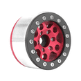 thumbnail image 4 of Black Silver Rim 1.55 Inch Metal Wheel for 1/10 RC Crawler Vehicle Axial SCX10 Ghost TRX4 TRX6 D90 4WD, 4 of 6