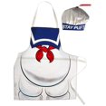 thumbnail image 1 of Disfraz de delantal y sombrero Cryptozoic Ghostbusters Stay Puft, 1 of 1