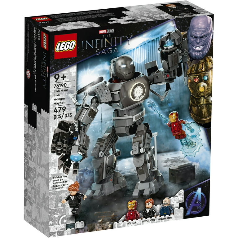 LEGO Marvel Iron Man: Iron Monger Mayhem 76190 Collectible Building Toy  (479 Pieces) 