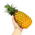 thumbnail image 4 of fastboy Modern Artificial Pineapple artificial Fruit Figurine Plant Decor Yellow 21x8cm, 4 of 5
