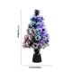 thumbnail image 3 of Árbol de Navidad de fibra óptica de 17,7 pulgadas con luces LED • Decoración de copos de nieve • Decoración exterior interior para la mesa, 3 of 6