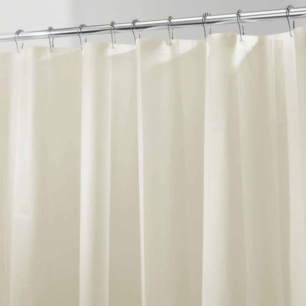 InterDesign PEVA 3 Gauge Shower Curtain Liner, Stall 54" x 78", Sand