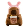 thumbnail image 3 of Animal de Peluche CUTICAT Capybara 53 cm Sombrero Rosa, 3 of 8