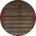 thumbnail image 1 of Ahgly Company Indoor Round Abstract Red Abstract Area Rugs, 3' Round, 1 of 6