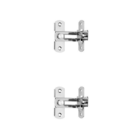 

Tmosphere 2 Pieces Right Angle Buckle Home Improvement Metal Hasp Buckles Security Tools Furniture Doors Locks with Mounting Screws Toilet 90 Degree Buckle/S 2PCS