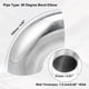 thumbnail image 3 of 2uds OD 2.01 Pulgadas 90 Grados Curva Escape Tubo Mandril Curva Codo, 3 of 7