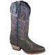 thumbnail image 1 of Botas de vaquero Fusion # 2 12 "Marrón / Vintage negro de cuero para mujer - Talla EE. UU.: 5.5 Smoky Mountain 6681-5.5M, 1 of 1