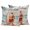 Blue, variant on Pink Green Boho Outdoor Pillow Covers 18"x18" Set of 2,Waterproof Throw Pillow Covers for Patio Furniture,Abstract Medieval Vintage Ethnic Floral Decorative Cushion Pillowcases for Garden Couch Sofa