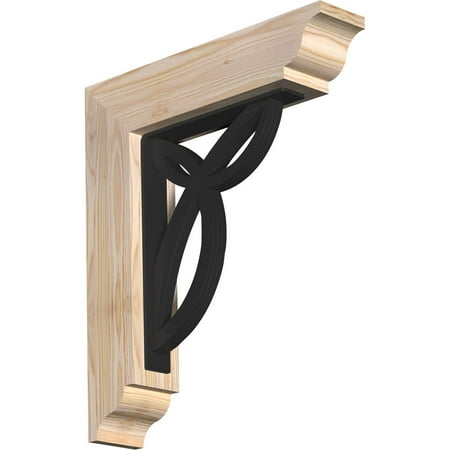 

3 1/2 W x 20 D x 23 H Versailles Traditional Ironcrest Smooth Bracket Douglas Fir (2 W x 12 D x 15 H Iron Bracket)