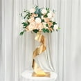 Centerpiece Ribbon 4pcs Spiral Ribbon Floral Centerpiece Stand Gold Metal Party Flower ...