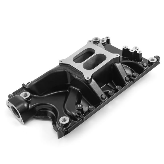 Speedmaster 1-147-048 Compatible with Ford 351W Windsor LowRise Aluminum Intake Manifold [Black]