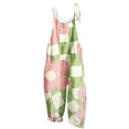 thumbnail image 2 of Njoeus Jumpsuits for Women Cute Boho Floral Wide Leg Long Pant Rompers Loose Spaghetti Strap Sleeveless Casual Romper Jumpsuit with Pockets S-XXL, 2 of 5