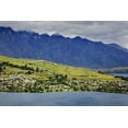 thumbnail image 2 of Flaherty, Dennis 14x11 White Modern Wood Framed Museum Art Print Titled - New Zealand, South Island, Landscape of city, 2 of 4
