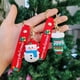 thumbnail image 4 of LLavero de la serie navideña de Papá Noel, llaveros de árbol de Navidad, colgante de muñeca de alce lindo, llavero para niños, amigos, regalos de Año Nuevo, 4 of 4