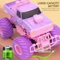 thumbnail image 4 of Thehsnt 2.4GHz Remote Control Car Toy Big Wheels Rubber Tires Electric RC Crawler All Terrain Vehicle Off Road Truck Toddlers Boys Girls Gift, 4 of 10