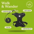 thumbnail image 6 of (3 pack) Vibrant Life Adjustable Cat Harness and Leash Set, Black, One Size, 6 of 10