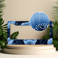 thumbnail image 2 of 1 Pcs Blue Poppies License Plate Frame, License Plate Cover for Car Decorative Parts, Aluminum License Plate Bracket Holder Rust-Proof Weather-Proof for US Standard Car, 2 of 9