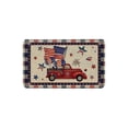 thumbnail image 2 of EGNMCR Flag Door Mat Patriotic Welcome Doormat Non Entryway Floor Rug For Independence Day President's Day Home Indoor Outdoor Decor Polyester Doormat, 2 of 6