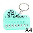 thumbnail image 1 of 4x LLavero de Piano de de Tamaño Mini, Adornos de Regalo, Colgante de Teclado de Piano Jugable, Llavero para Amantes de La Música, Profesor de Piano 4 piezas, 1 of 8