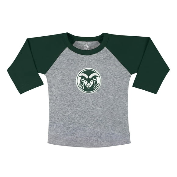 College Baby NCAA Infant and Toddler Baseball Shirt Raglan 3/4 Length Sleeve