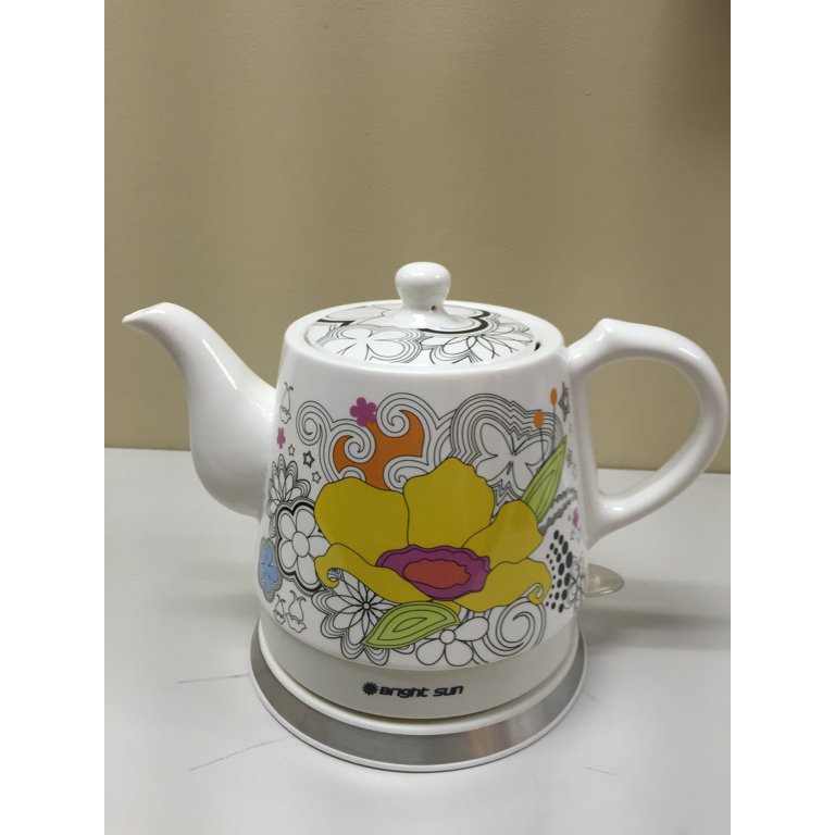 FixtureDisplays Ceramic Electric Tea Kettle