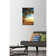 thumbnail image 2 of Scenery - Sunset on the Beach Wall Poster with Pushpins, 14.725" x 22.375", 2 of 3