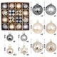 thumbnail image 3 of Juego de 44 bolas navideñas de 3 a 6 cm para decoración navideña para el hogar, colgante para árbol de Navidad 2024, regalo para fiesta de Año Nuevo, 3 of 5