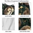 thumbnail image 4 of luoweisi Men's Beach Shorts Quick Dry Swim Trunks with Mesh Lining Hedgehog S, 4 of 5