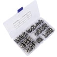 thumbnail image 2 of Ensemble de Fixations d'Écrous Hexagonaux en Acier Inoxydable Auto-Bloquants 175 Pcs/180 Pcs M3/M4/M5/M6/M8/M10/M12, 2 of 6