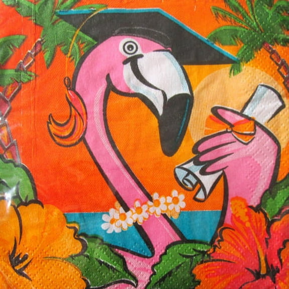 Graduation 'Grad in Paradise' Small Napkins (16ct)