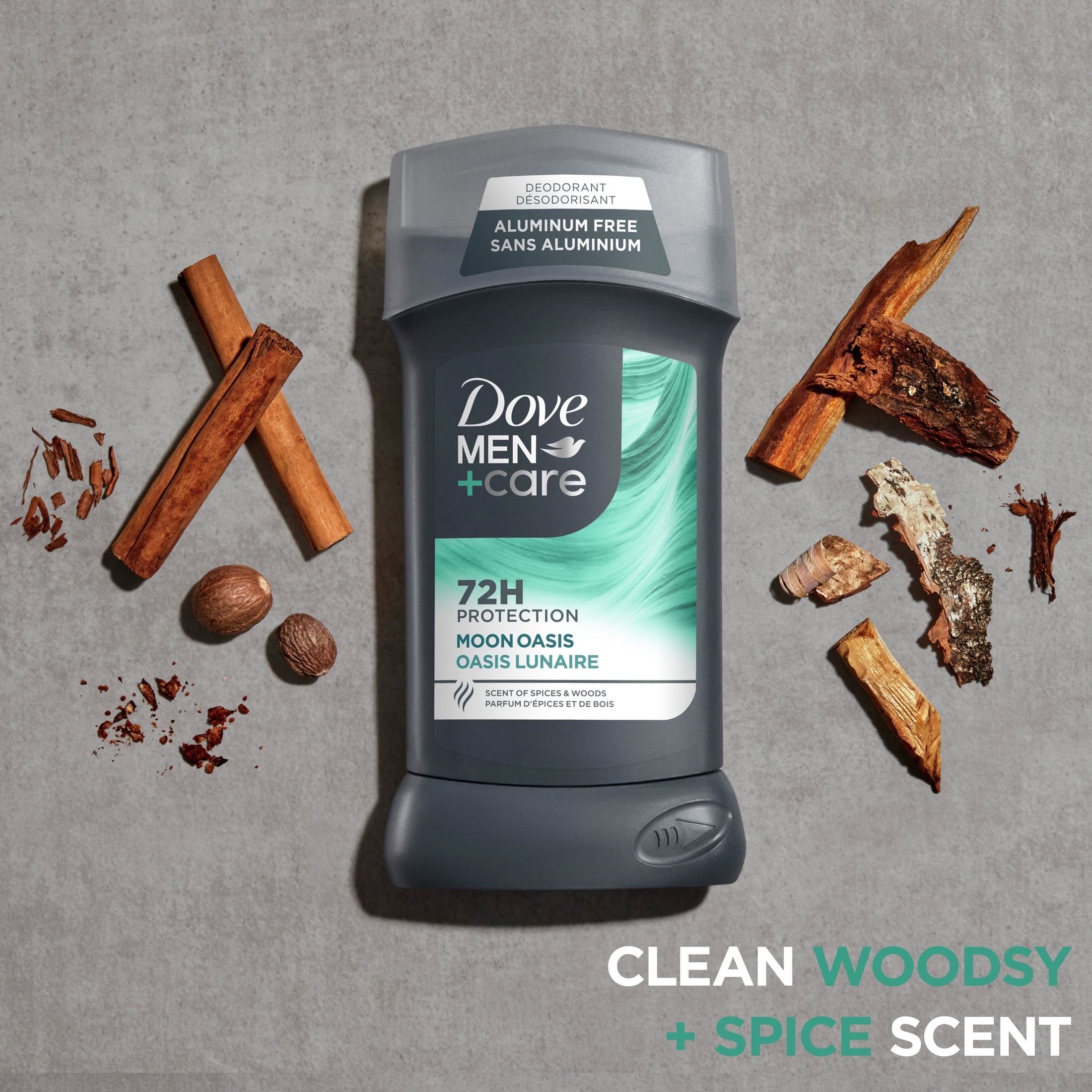 Dove Men+Care Deodorant for Men Moon Oasis Aluminum-Free, 3.oz