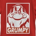 thumbnail image 2 of Girl's Snow White and the Seven Dwarfs Grumpy Box Logo  Graphic Tee Red Large, 2 of 5