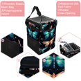 thumbnail image 2 of Fireflies Foldable Car Trash Bin with Lid and Leak-Proof Mini Trash Can - Hanging Storage Bag for Car Garbage Can, 2 of 6