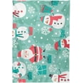 thumbnail image 2 of 60"x60" Christmas Snowman Tablecloth, Waterproof Washable Polyester Square Table Cover, Durable Tablecloth for Kitchen Dining Table Party Decor, 2 of 7