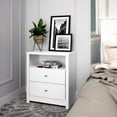 thumbnail image 6 of Prepac Calla 2-Drawer Tall Nightstand, White, 6 of 7