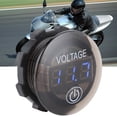 thumbnail image 4 of Digital Voltmeter, Car Voltmeter Easy Read Voltage Meter  For Monitor The Voltage For Car Motorcycles, Boats Red,Blue,Green, 4 of 8