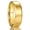 6mm, variant on Tungsten Steel Couple Rings Classic Flat Beveled Gold Finish