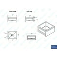 thumbnail image 6 of 19″ x 22″ x 12″ Stainless Steel Floor Mop Sink | 304 Stainless Steel | NSF, 6 of 6