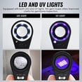 thumbnail image 4 of Lupa de Joyero 10x con Luces LED y Ultravioleta, Lupa Recargable 10x, Lupa de Joyería con Lente Triplete de Vidrio Óptico de 22 mm, 4 of 8