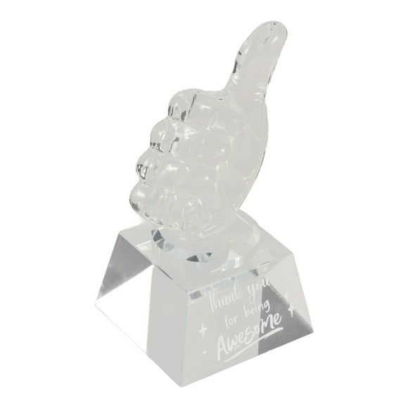 Crystal Trophy Thumb Trophy Award Trophy Thumb Trophy Statue Hand Gesture Trophy