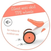 Chillafish Bunzi Gradual Balance Bike and Tricycle,6 inches, 2-in-1 Ride on Toy for 1-3 Years Old, Silent Non-Marking Wheels, Flamingo