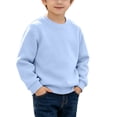 thumbnail image 3 of Boys' Sweatshirts Cotton Crewneck Pullover Durable Cotton Fleece Sweatshirt Casual Winter Warm Long Sleeve Shirts, 3 of 10