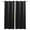 Black, variant on Fsddascl Grey Blackout Curtains for Bedroom/Living Room, Thermal Insulated Kitchen Curtains, Vintage Leather Patterned Texture Solid Modern Grommet Darkening Window Treatment Drapes 52"x54"x2