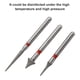 thumbnail image 4 of Juego de fresas diamantadas de alta velocidad para odontología, 5 piezas de acero inoxidable y polvo de esmeril, ideal para corte, pulido y corrección dental., 4 of 6